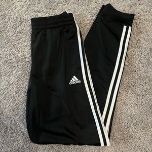 Boys XL Adidas pants Black and White